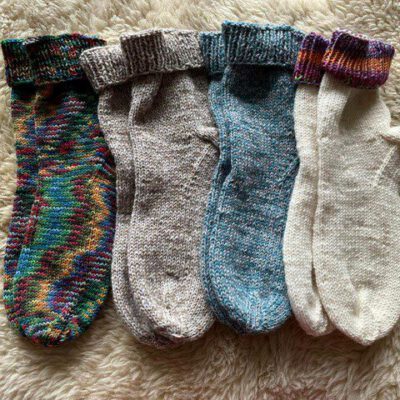 Handgestricke Socken